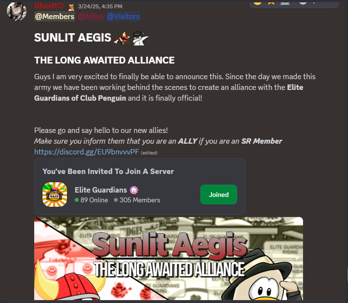 Alliance for the best: Scarlet Republic announce an alliance with Elite Guardians